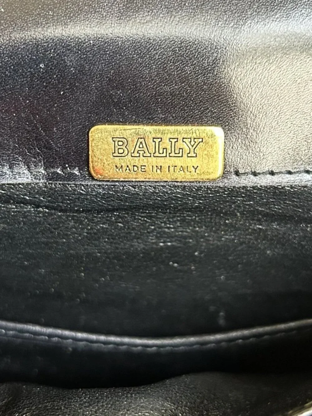 Bally leather top